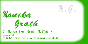 monika grath business card